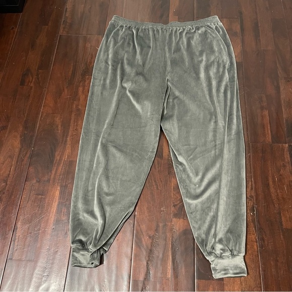 Skims Velour Jogger Pants Women’s Size 3XL Velvety Soft Pockets Drawstring Gray - Picture 5 of 5